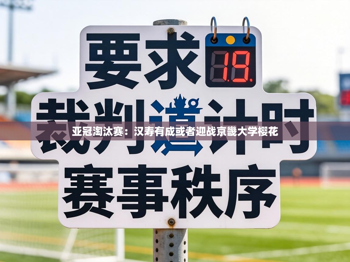 亚冠淘汰赛：汉寿有成或者迎战京畿大学樱花  第2张